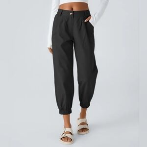 Halara Casual Zipper Joggers 100% Cotton